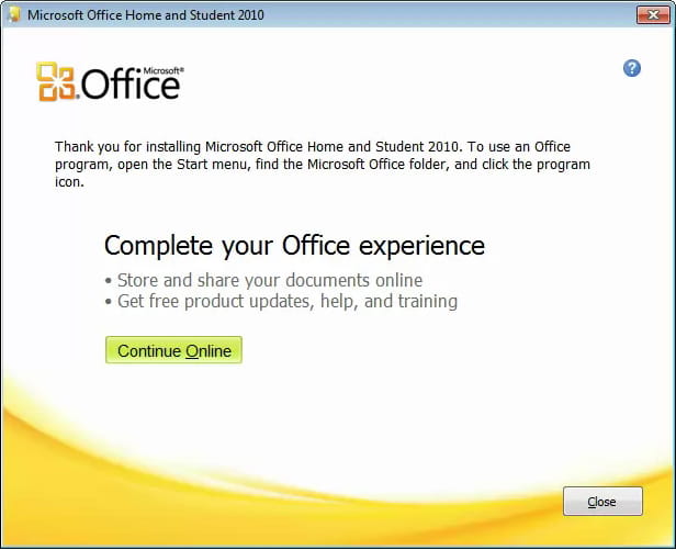 Microsoft Office Word 2010 Install