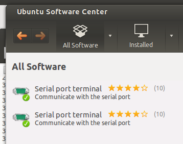 using uxterm to connect to serial ports